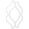 Ekena Millwork 63W x 94 12H x 58T Large Villarreal Decorative Fretwork Ceiling Panels, PVC CELP63X9502VIL - alternate 3